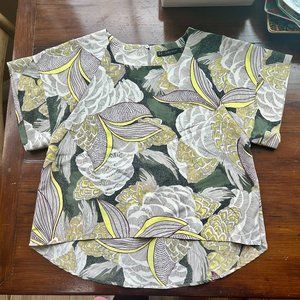 Zara Flowered Top, M